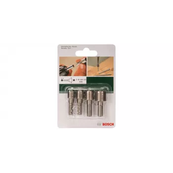 Bosch 2609255904 Dopsleutelset met 1/4-inch zeskantschacht, 4 stuks