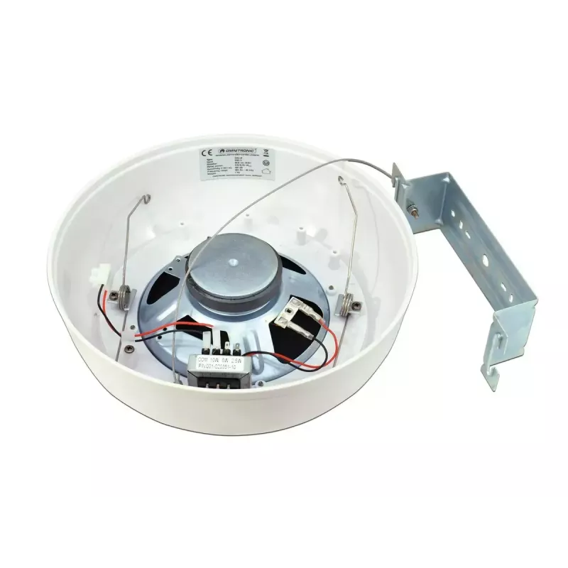 Full-range luidspreker Omnitronic 80710442 wit bekabeld 10 W