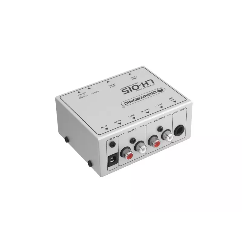 Mixer Omnitronic LH-015 2 kanalen 20 - 20000 Hz grijs