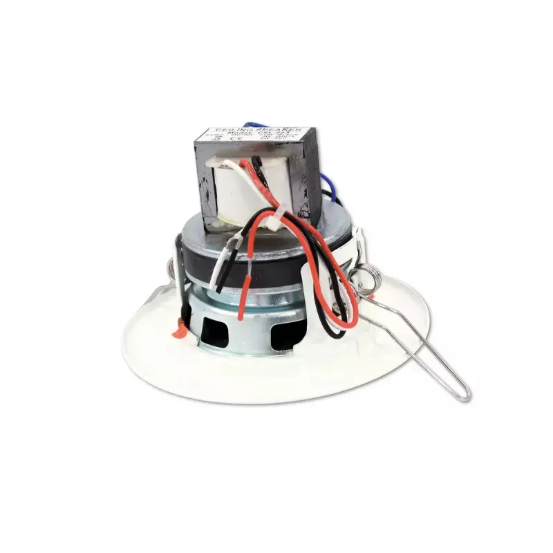 2-weg luidspreker Omnitronic 80710202 wit bekabeld 6 W