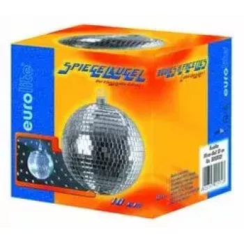Spiegelbol 10cm Eurolite meerkleurig