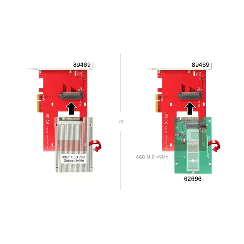 Interne U.2-adapter DeLOCK 89469