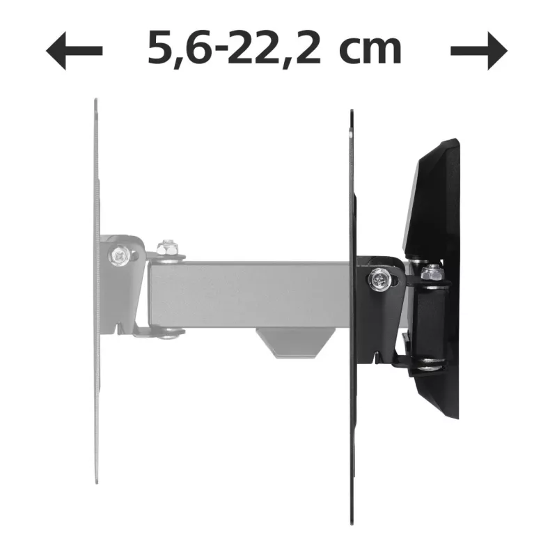 Hama 00118100 tv-wandbeugel 121,9 cm (48 inch) zwart