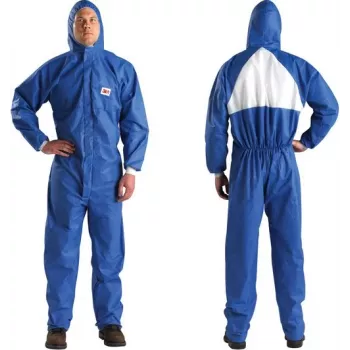 Beschermingspak 3M 4530 blauw wit M volwassenen SMS-materiaal