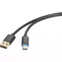 USB-kabel Renkforce RF-4758090 1,5 m USB A USB C zwart