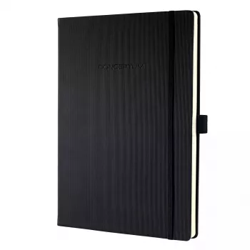 Schrijfnotitieboek Sigel CO108 A4 194 vel zwart