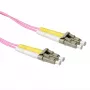 ACT 0,5 m LSZH multimode 50/125 OM4 glasvezel-patchkabel duplex met LC-stekkers
