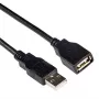 USB 2.0 A stekker - USB A bus zwart 3,00 m ACT SB0036