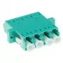 Glasvezel LC-quad-adapter ACT EA9008 OM3