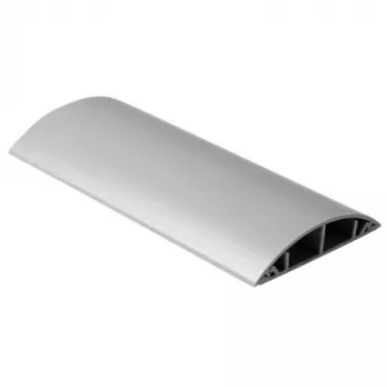 ACT kabelgoot rond van PVC 50 mm, grijs, PVC, V-0, 50 mm