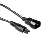 ACT stroomkabel C14 - C5 zwart 2 m
