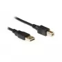 Ewent EC2402 USB-kabel USB 2.0 1,8 m USB A USB B zwart