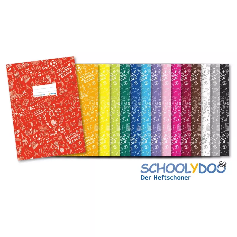HERMA 19415 schriftomslag SCHOOLYDOO, A5, blauw, polypropyleen