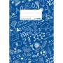 HERMA 19415 schriftomslag SCHOOLYDOO, A5, blauw, polypropyleen