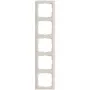 Legrand frame 5-voudig voor modulaire schakelaars en stopcontacten, model 776005, kleur amandelwit