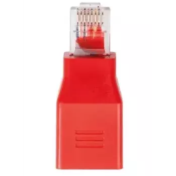 Connector RJ-45 Schwaiger CKR01 531 rood
