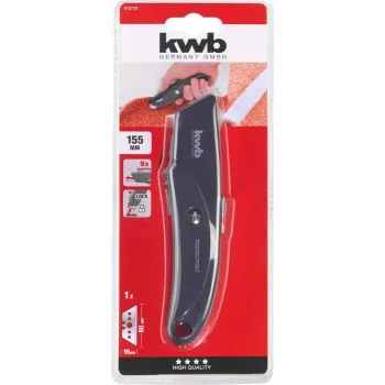 Cuttermes KWB 013710 155 mm lengte 6 cm lemmet