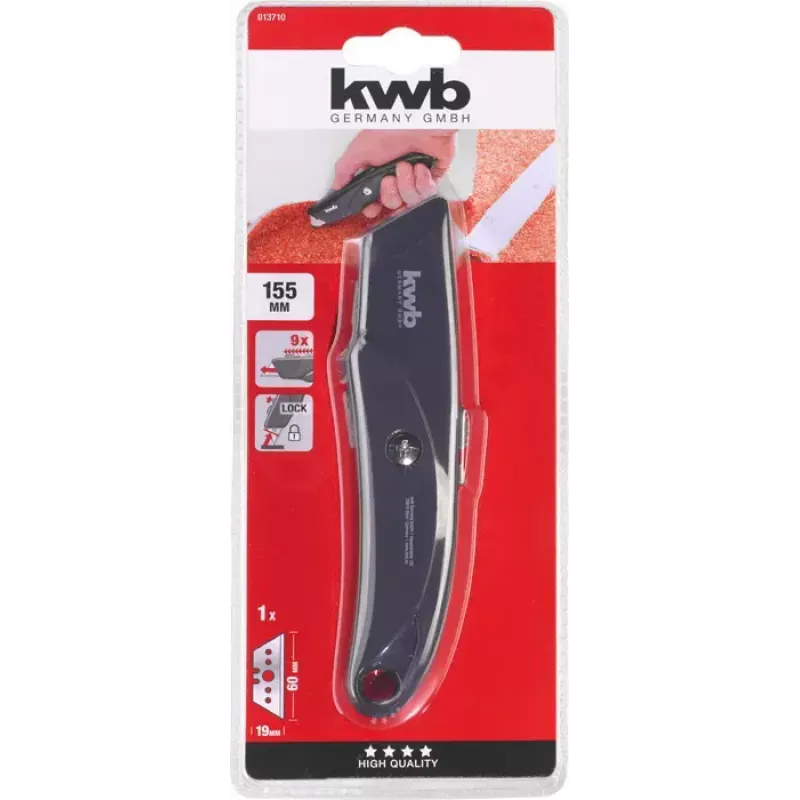 Cuttermes KWB 013710 155 mm lengte 6 cm lemmet