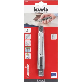Snijmes KWB 015609 afbreekmes 145 mm lengte 9 mm breedte
