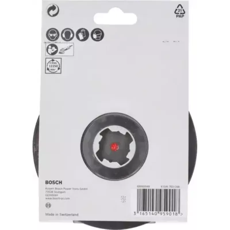 Bosch 2 608 601 721 haakse slijper accessoire steunschijf