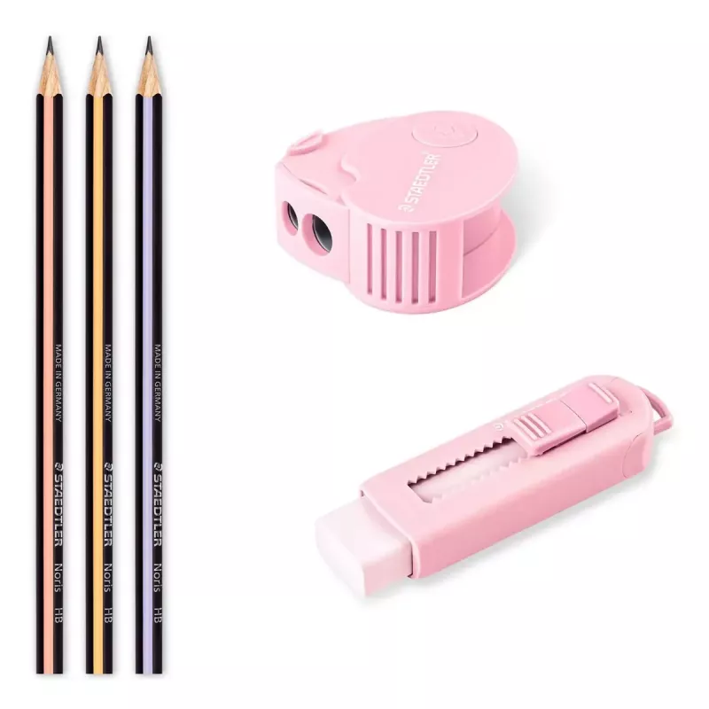 STAEDTLER Noris Pastel schrijfset, 5 stuks, 61 SBK3 PA