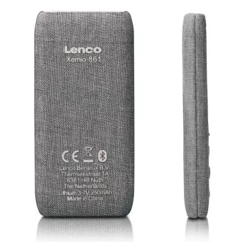 MP4-speler Lenco Xemio-861 8 GB grijs USB 3.2 FM-radio