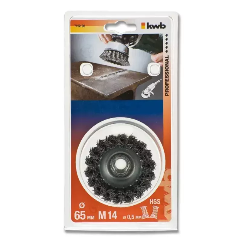 Komstaalborstel KWB 719206 staalborstel 6,6 cm