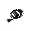 Netkabel Eurolite 51100666 zwart 1,7 m H05VV-F 230 V