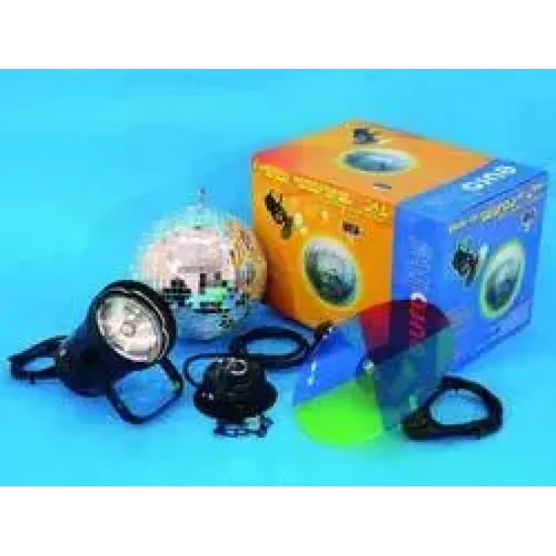 Spiegelbol-set 20 cm Eurolite Multicolour 30W 230V