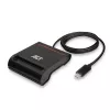 ACT externe USB-C smartcard eID-kaartlezer, zwart