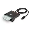ACT externe USB-C smartcard eID-kaartlezer, zwart
