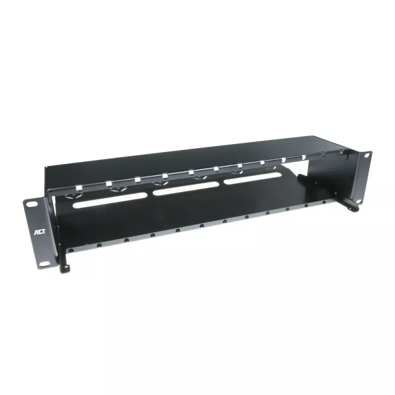 ACT glasvezelpanel High Density 2HE voor 12 MTP®-MPO-cassettes / Keystone-adapterplaten