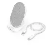 Hama QI-FC10S-Fab smartphone wit USB draadloos laden snel laden voor binnen