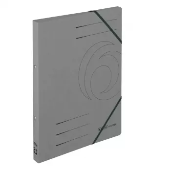Documentenmap karton grijs A4 Herlitz 50019434