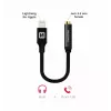 Audio-adapter SWISSTEN Lightning naar 3,5-mm jack SW-LIGHT-3.5MM-BK, kabel 0,15 m, zwart