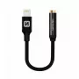 Audio-adapter SWISSTEN Lightning naar 3,5-mm jack SW-LIGHT-3.5MM-BK, kabel 0,15 m, zwart