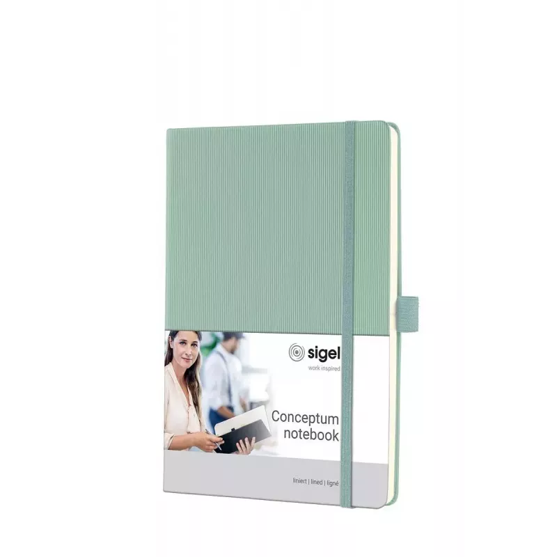 Schrijfboek Sigel CO683 A5 97 blad groen hardcover