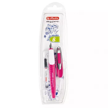 Vulpen Herlitz my.pen patroonvulsysteem roze wit
