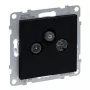 Legrand 765369 stopcontact TV + SAT zwart