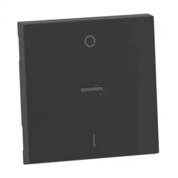 Legrand Seano 765410 2-polige wip met verlichtingsvenster, antraciet
