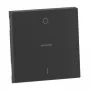 Legrand Seano 765410 2-polige wip met verlichtingsvenster, antraciet