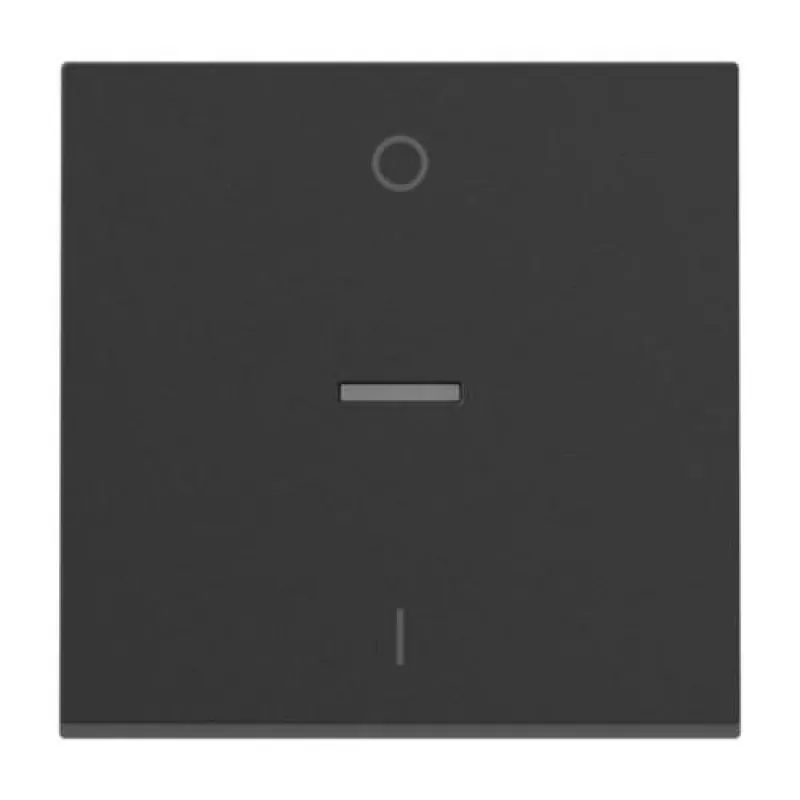 Legrand Seano 765410 2-polige wip met verlichtingsvenster, antraciet