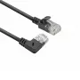 ACT Zwart 1,5 meter U/UTP CAT6A LSZH Slimline patchkabel met DC2951