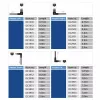 ACT 0,25 meter U/UTP CAT6A LSZH Slimline patchkabel met RJ45-stekkers 90° haaks rechts naar recht