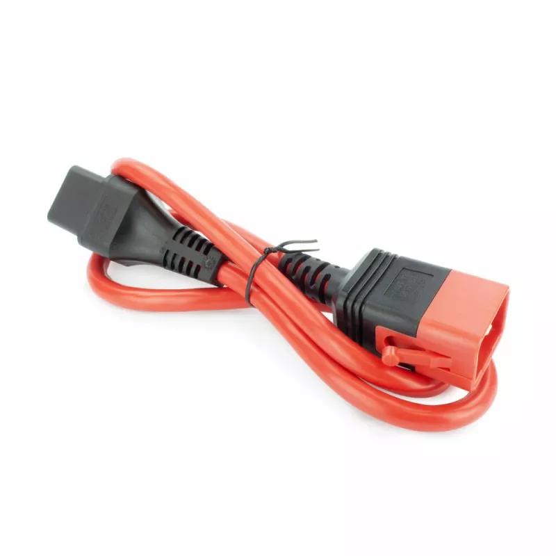ACT stroomkabel C19 IEC Lock - C20 IEC Lock Dual Locking rood 2 m, PC3637