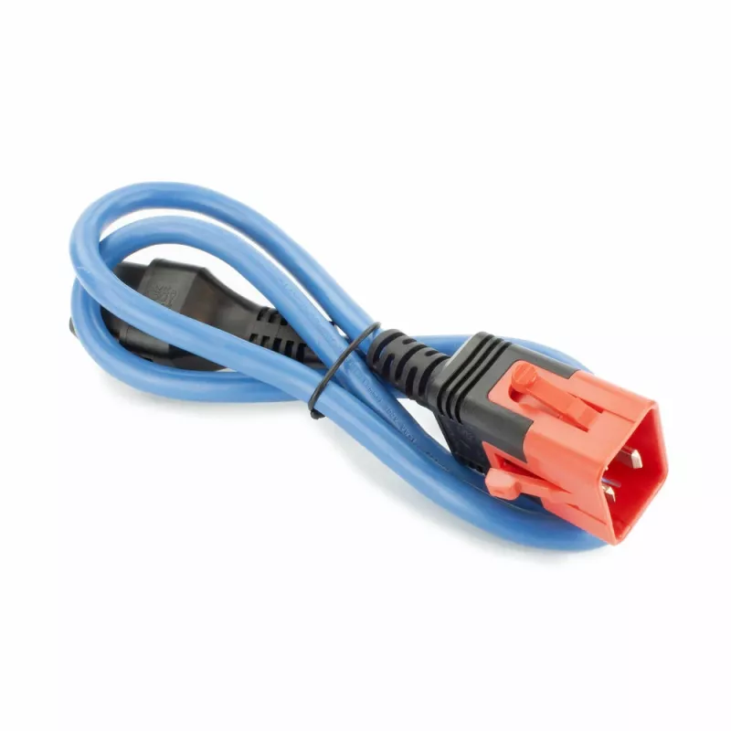 ACT stroomkabel C19 IEC Lock - C20 IEC Lock Dual Locking blauw 1 m, PC3634