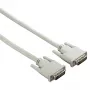 Hama 00200931 DVI-kabel 1,5 m DVI-D grijs