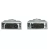 Hama 00200931 DVI-kabel 1,5 m DVI-D grijs