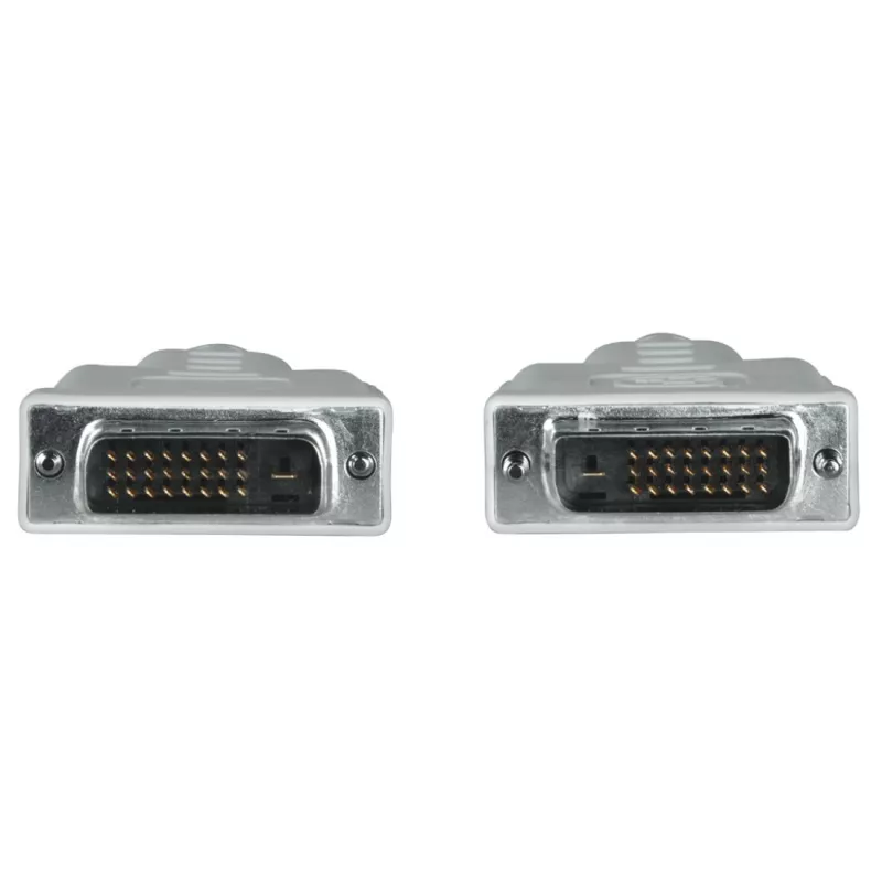 Hama 00200931 DVI-kabel 1,5 m DVI-D grijs