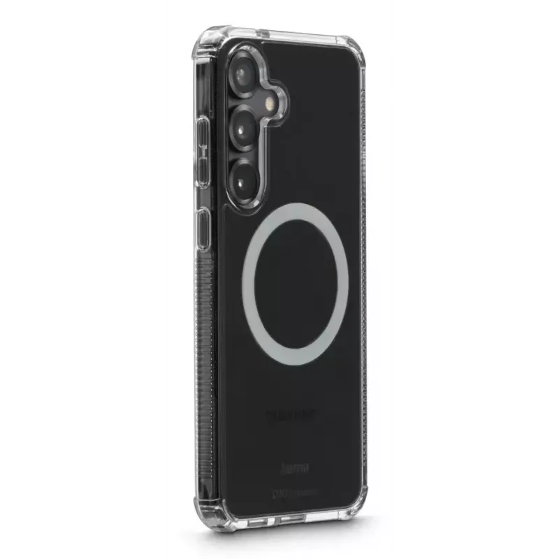 Hama 00080590 Extreme Protect magnetische hoes voor Samsung Galaxy S25+, transparant